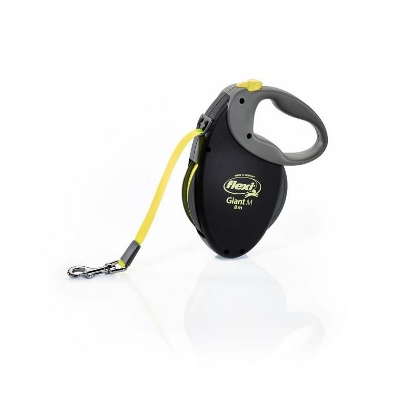 Flexi Giant Neon Medium Einziehbare Hundeleine 8m gelb
