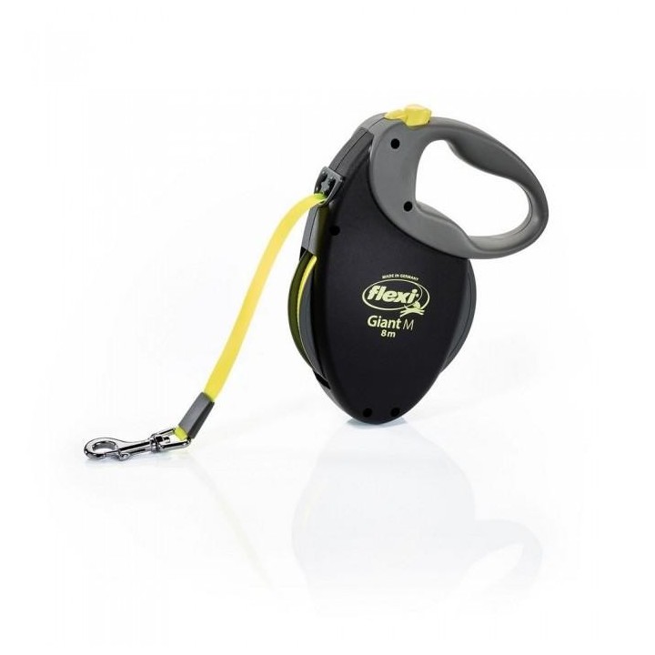 Flexi Giant Neon Medium Einziehbare Hundeleine 8m gelb