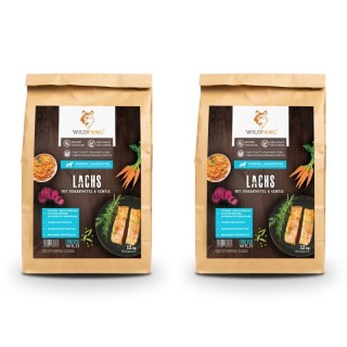 Wildfang ® Junior Trockenfutter mit Lachs 2 x 6 kg