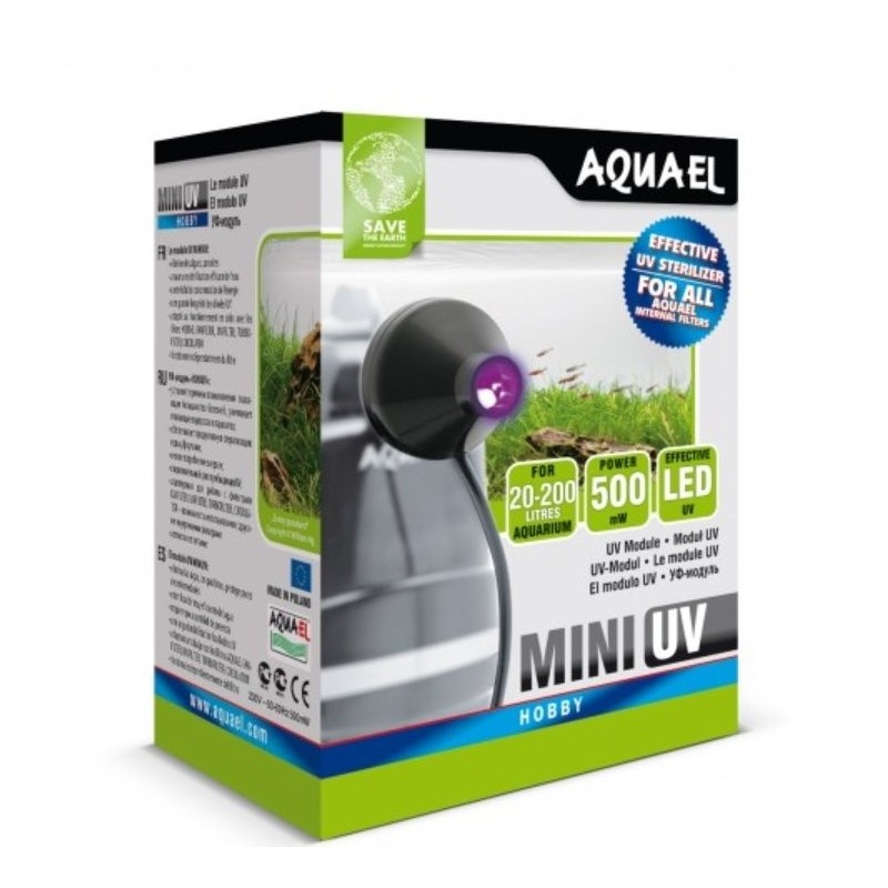 AQUAEL Lampe Sterilisator UV mini 1W