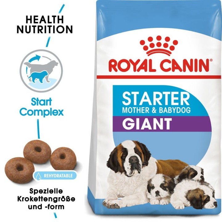 ROYAL CANIN GIANT Starter für tragende Hündin und Welpen 15 kg