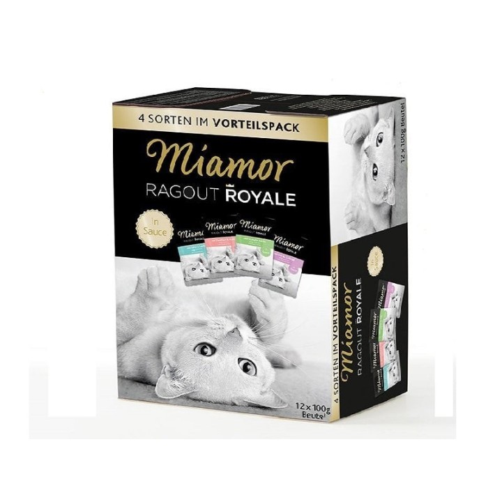 MIAMOR Ragout Royal Mix Beutel-Set in Sauce 12 x 100 g