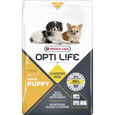 VERSELE-LAGA Puppy Mini Welpenfutter für kleine Rassen, Geflügel 2,5 kg