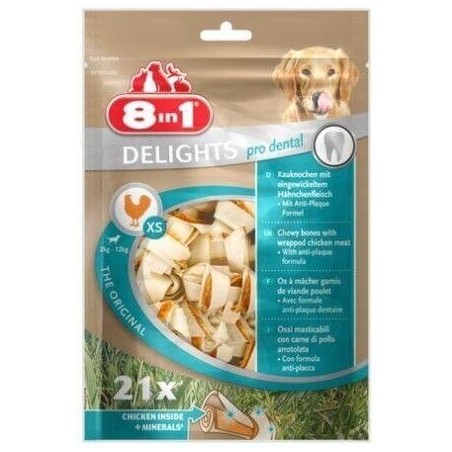 8IN1 Delights Pro Dental Kauknochen XS 21 St