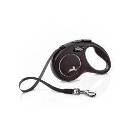 FLEXI New Classic S Gurtleine 5 m Schwarz