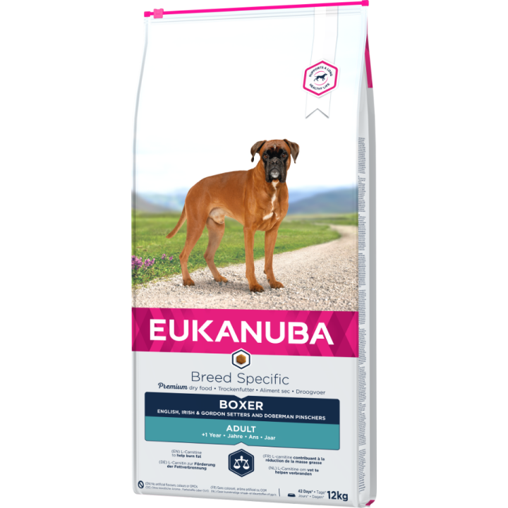 EUKANUBA Adult Breeds Specific Trockenfutter für Boxer 12 kg