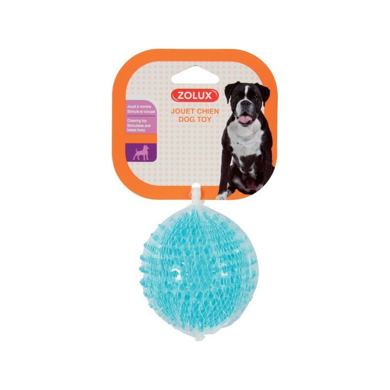 ZOLUX Spielzeug Pop Ball mit Spikes 8 cm Türkis