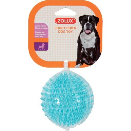 ZOLUX Spielzeug Pop Ball mit Spikes 8 cm Türkis