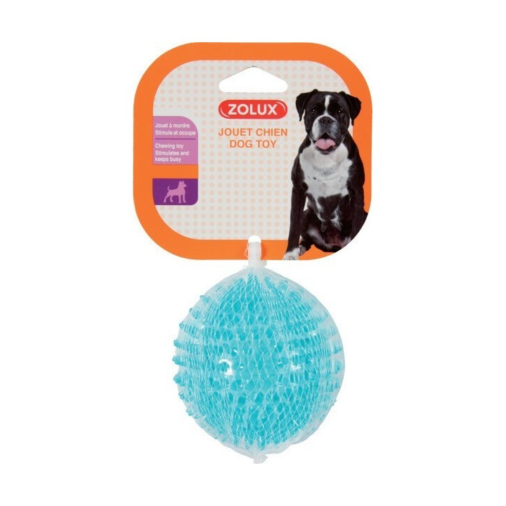 ZOLUX Spielzeug Pop Ball mit Spikes 8 cm Türkis