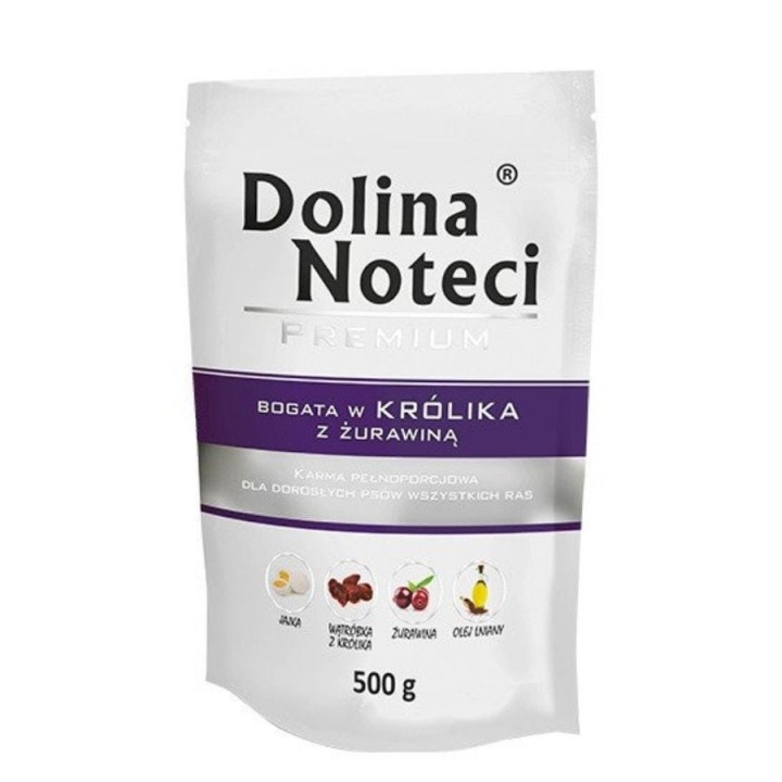 DOLINA NOTECI Premium reich an Kaninchen mit Moosbeere 500 g