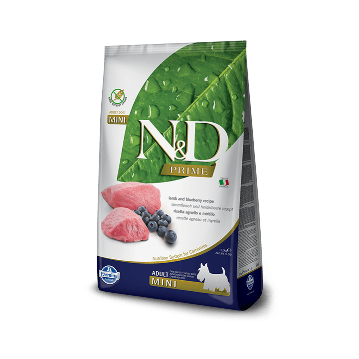 FARMINA N&D Prime Lamb & Blueberry Adult Mini 2.5 kg