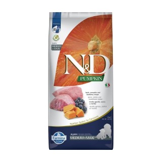 FARMINA N&D Pumpkin Lamb & Blueberry Puppy Medium & Maxi 12 kg