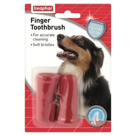 BEAPHAR Fingerhut-Zahnbürste 2 Stk.