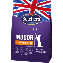 BUTCHER'S Functional Cat Dry Indoor für Wohnungskatzen mit Geflügel 800 g