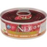 FARMINA N&D KATZE SKIN&COAT HERING & KOKOSNUSS ADULT NASSFUTTER 80g