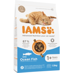 IAMS for Vitality mit Meeresfischen für ausgewachsene Katzen 1,5 kg