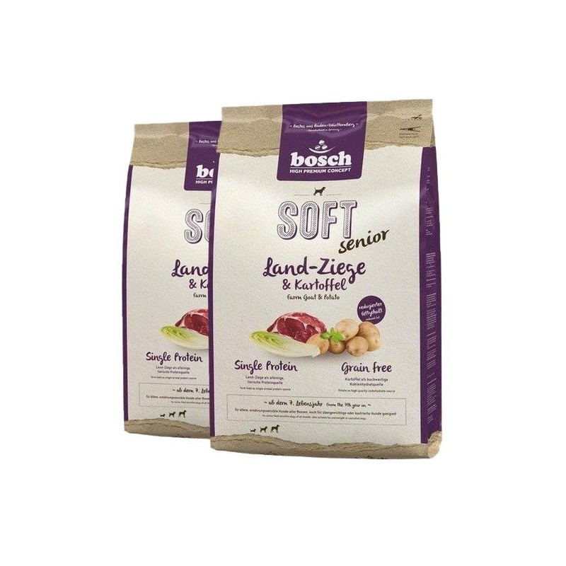 BOSCH SOFT Senior Land-Ziege & Kartoffel 25 kg (2 x 12,5 kg)
