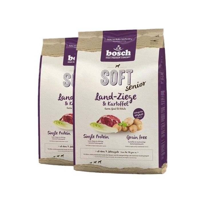 BOSCH SOFT Senior Land-Ziege & Kartoffel 25 kg (2 x 12,5 kg)