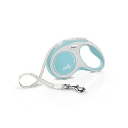 FLEXI New Comfort S Tape 5 m hellblau Automatikleine