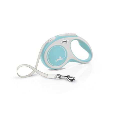 FLEXI New Comfort S Tape 5 m hellblau Automatikleine