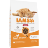 IAMS For Vitality Indoor Trockenfutter mit Huhn für ausgewachsene Katzen zu Hause 10 kg