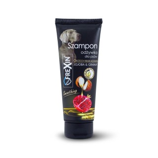 FREXIN Shampoo + Pflegespülung 2 in 1 für Hunde - Jojoba & Granatapfel 220 g