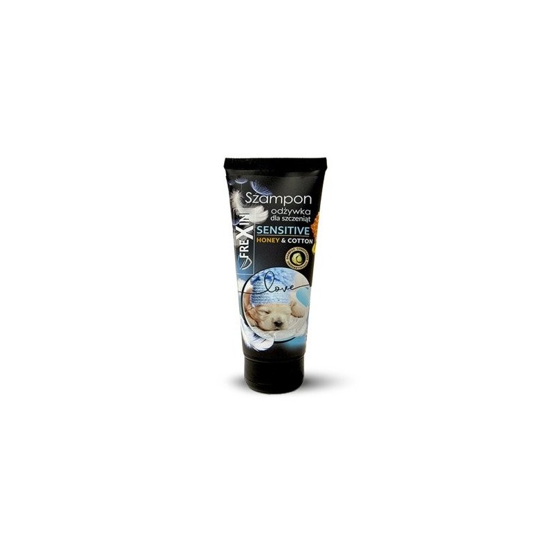 FREXIN Sensitive Welpen-Shampoo und -Spülung Honig & Baumwolle 220 g