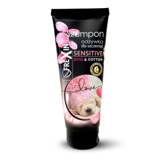 FREXIN Sensitive Welpenshampoo und Pflegespülung Rose & Baumwolle 220 g