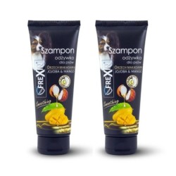 FREXIN 2-in-1 Shampoo und Spülung für Hunde Jojoba & Mango 2x220 g