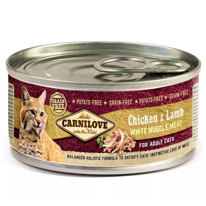 CARNILOVE Cat chicken & lamb 12 x 100 g