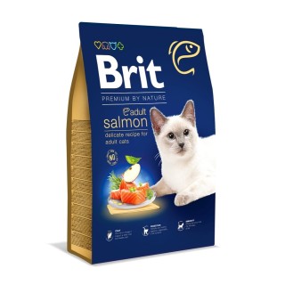 BRIT Cat Premium by Nature Adult salmon 8 kg