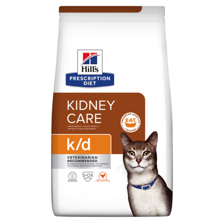 HILL'S Prescription Diet Cat K/D Kidney Care mit Huhn 3 kg