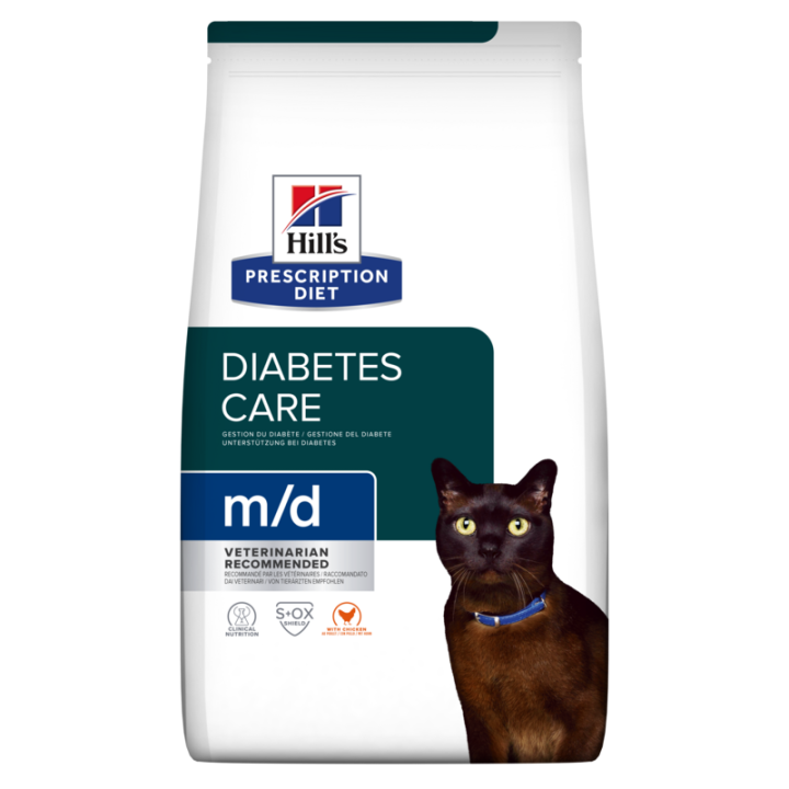 HILL'S Prescription Diet M/D Diabetes Feline With Chicken 3 kg