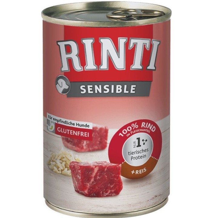 RINTI Sensible Rind + Reis 400 g