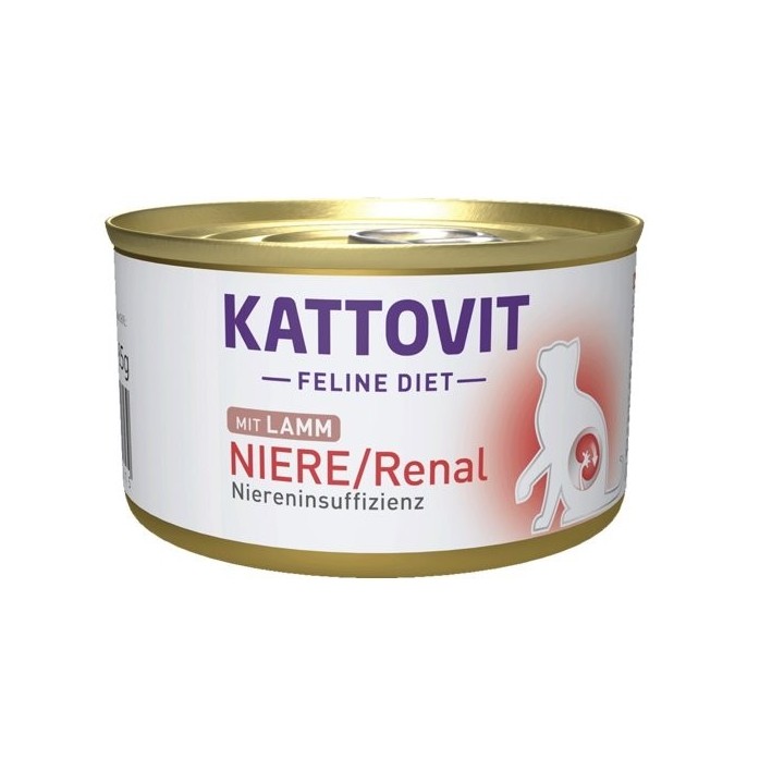KATTOVIT Feline Diet Niere/Renal Lamm 85 g