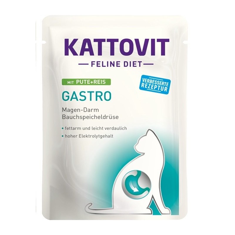 KATTOVIT Feline Diet Gastro Pute + Reis 85 g