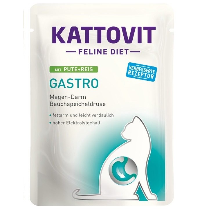 KATTOVIT Feline Diet Gastro Pute + Reis 85 g