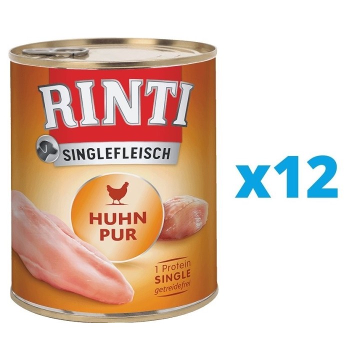RINTI Singlefleisch Chicken Pure 12 x 400 g