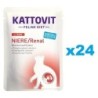 KATTOVIT Feline Diet Niere/Renal Rind 24 x 85 g