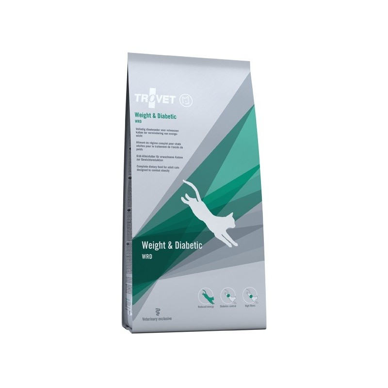 TROVET Weight & Diabetic WRD Katzentrockenfutter 3 kg