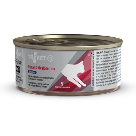 TROVET Renal & Oxalate Chicken RID Katzennassfutter 100 g