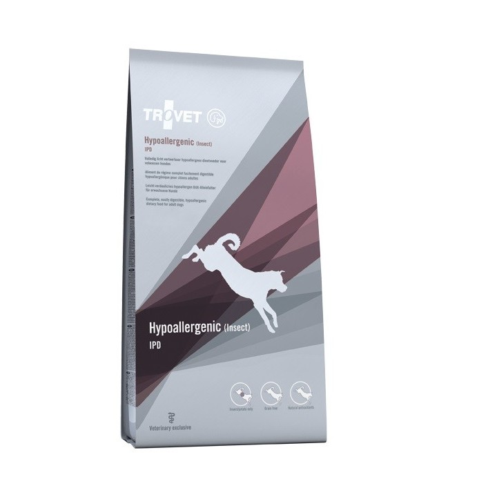 TROVET Hypoallergenic Insect IPD Hundetrockenfutter 3 kg