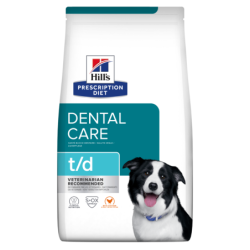 HILL'S Prescription Diet Canine t/d 4 kg Futter zur Förderung der Zahngesundheit Ihres Hundes