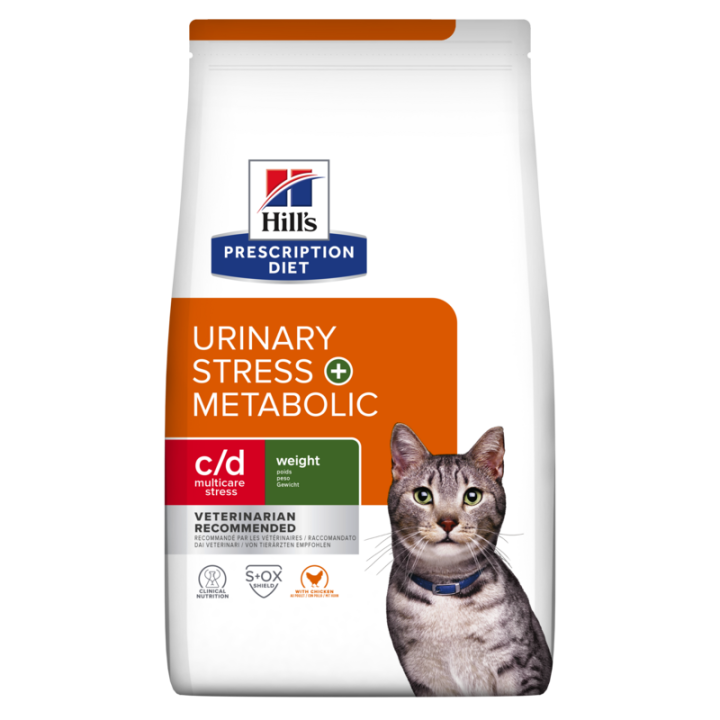 HILL'S Prescription Diet Feline c/d Urinary Stress + Metabolic 8 kg