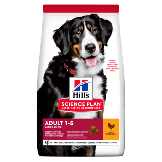 HILL'S Science Plan Canine Adult Large breed Chicken 18 kg Hundefutter Huhn für große Rassen