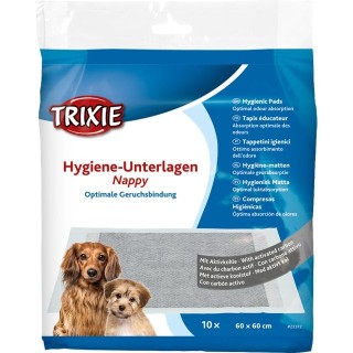 TRIXIE Hygienekissen mit Aktivkohle für Welpen 60x60cm 10Stk