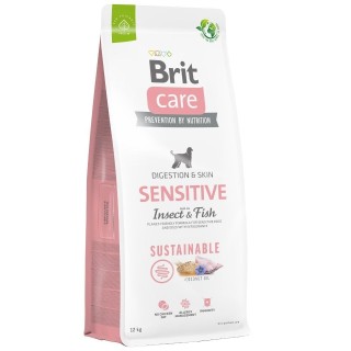 BRIT Care Sustainable Sensitive Insect & Fish für erwachsene Hunde mit Insekten und Fisch 12kg