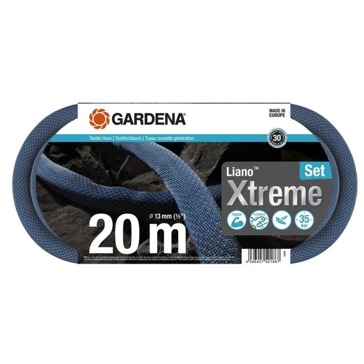 GARDENA Liano Xtreme Textilschlauch 20 m Satz
