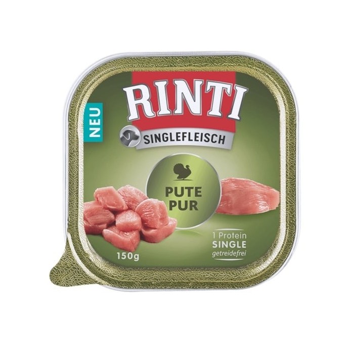 RINTI Singlefleisch Turkey mit Pute 150g