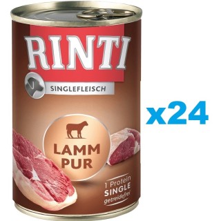 RINTI Singlefleisch Lamb Pure 24x400 g Lamm monoprotein